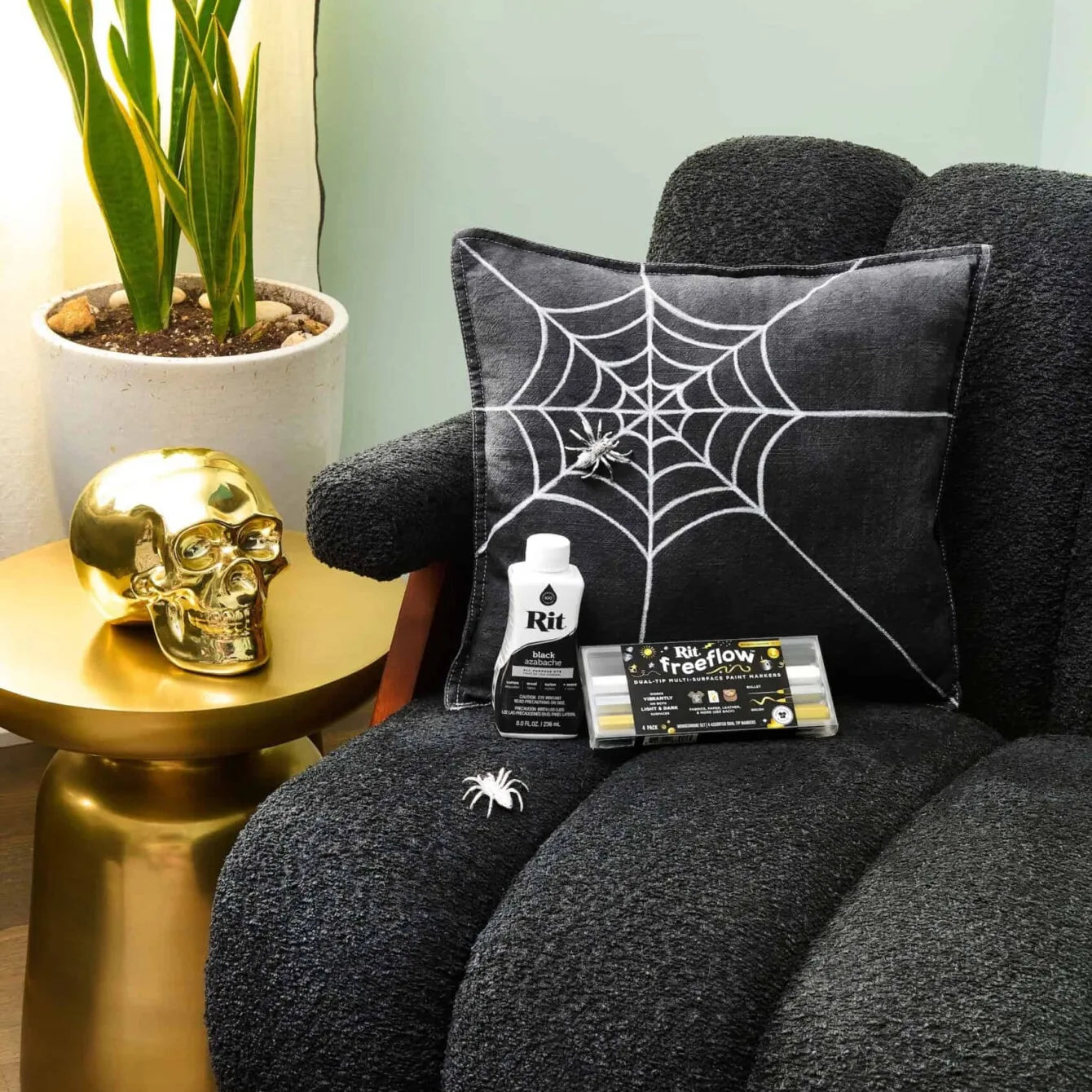 Spider Web Pillow