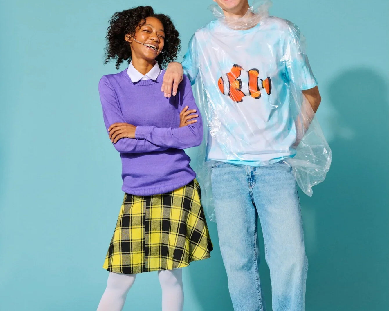 Darla & Fish Couples Costume