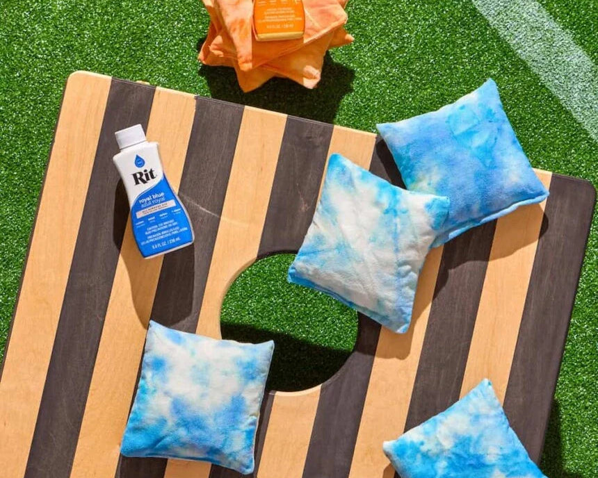 Tie-Dye Cornhole Bags