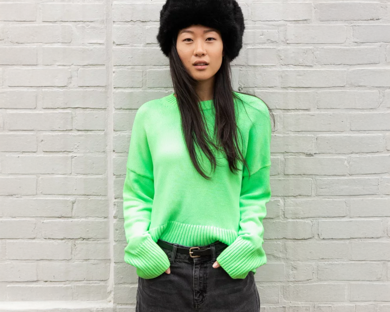 Neon Green Sweater