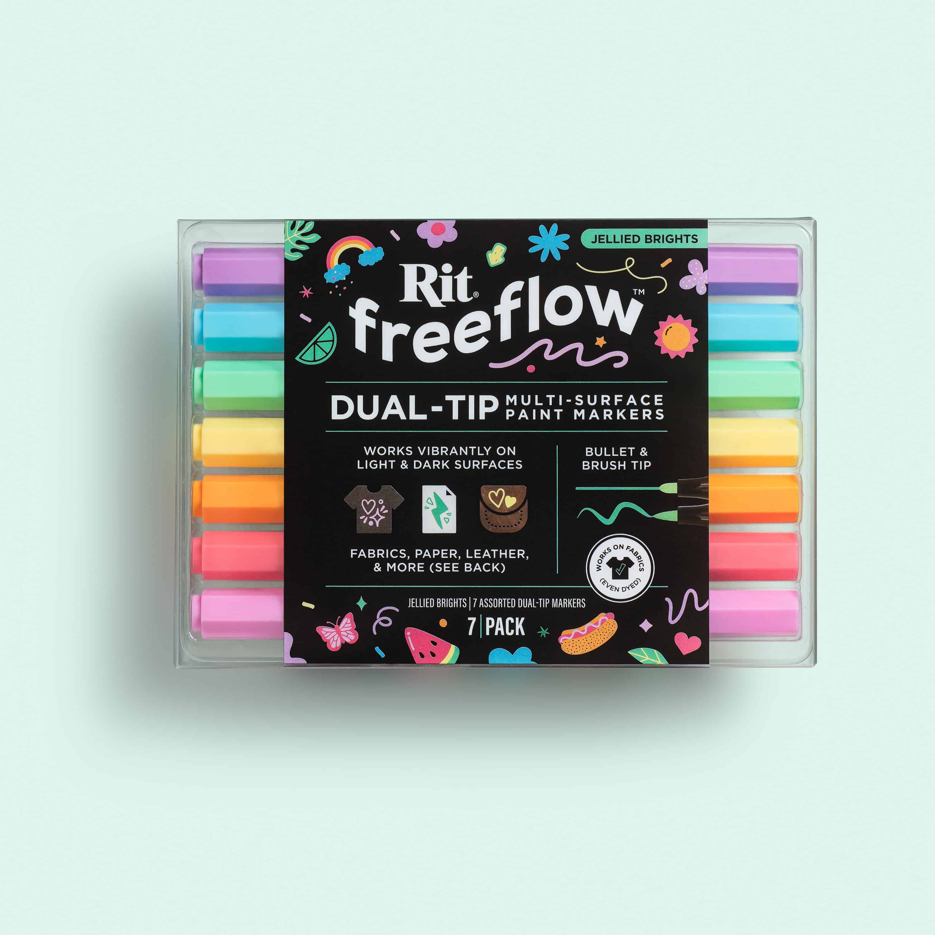 Jellied Brights FreeFlow Multi-Surface Dual-Tip Paint Markers