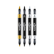 Monochrome Set FreeFlow Multi-Surface Dual-Tip Paint Markers