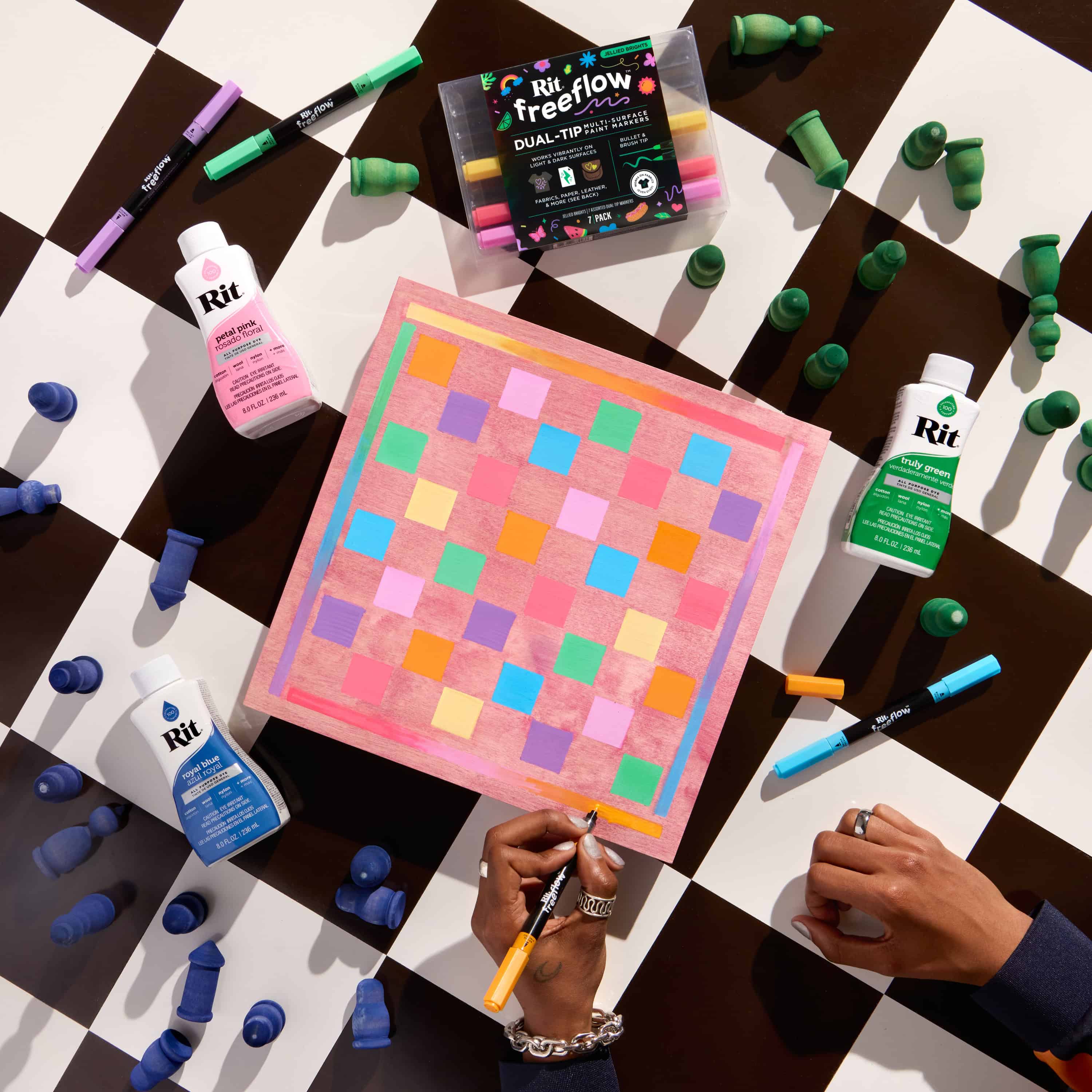 Primary Pack FreeFlow Multi-Surface Dual-Tip Paint Markers